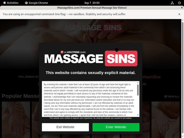 Trial Membership Massage Sins Free