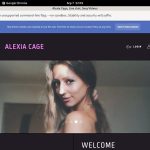 Alexia Cage Free Trial Memberships