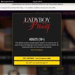 Ladyboypussy.com Discount Sign Up